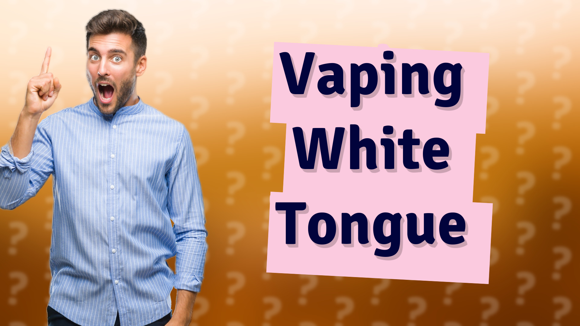 Vaping White Tongue