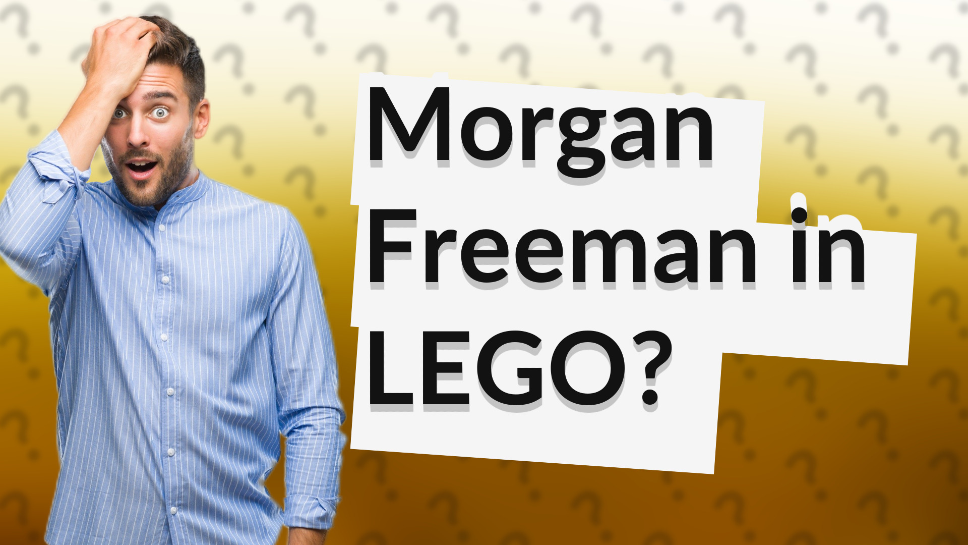 Morgan Freeman in LEGO?