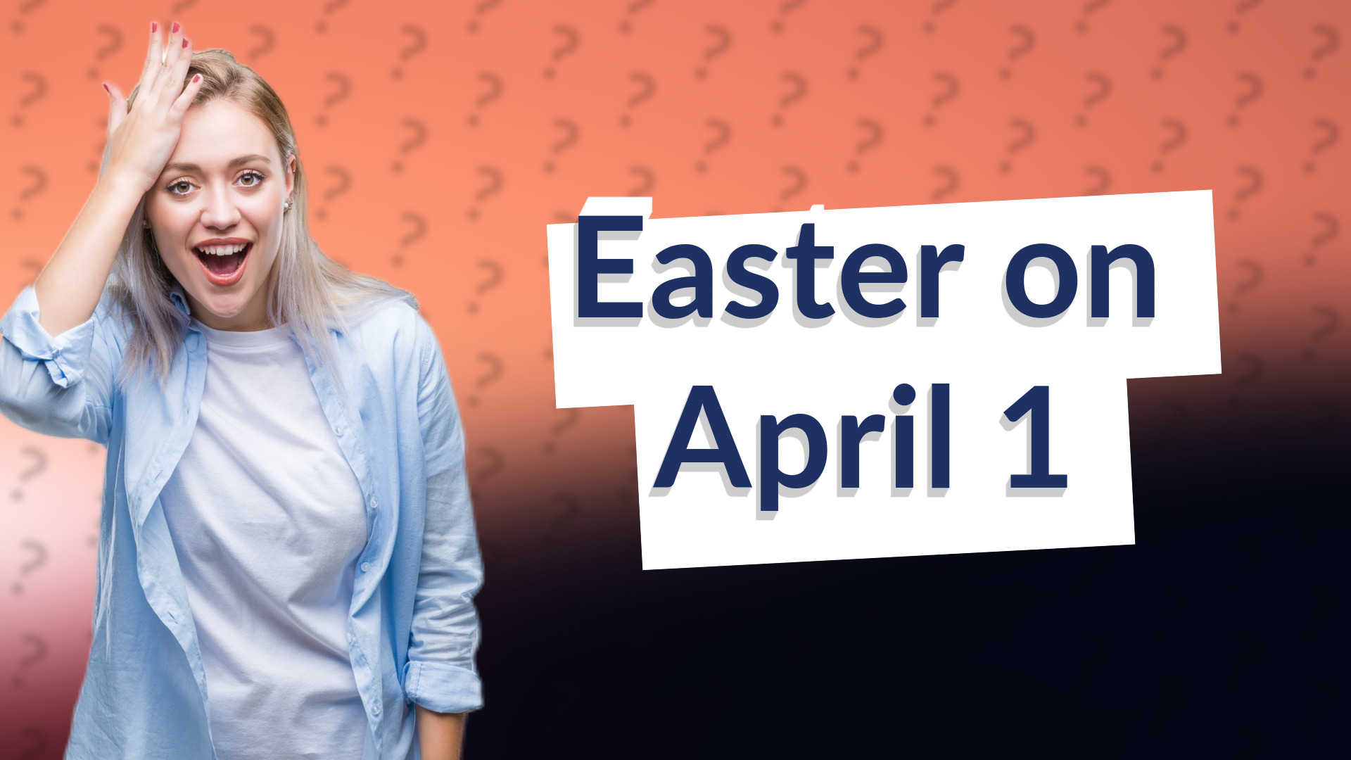 Easter on April 1