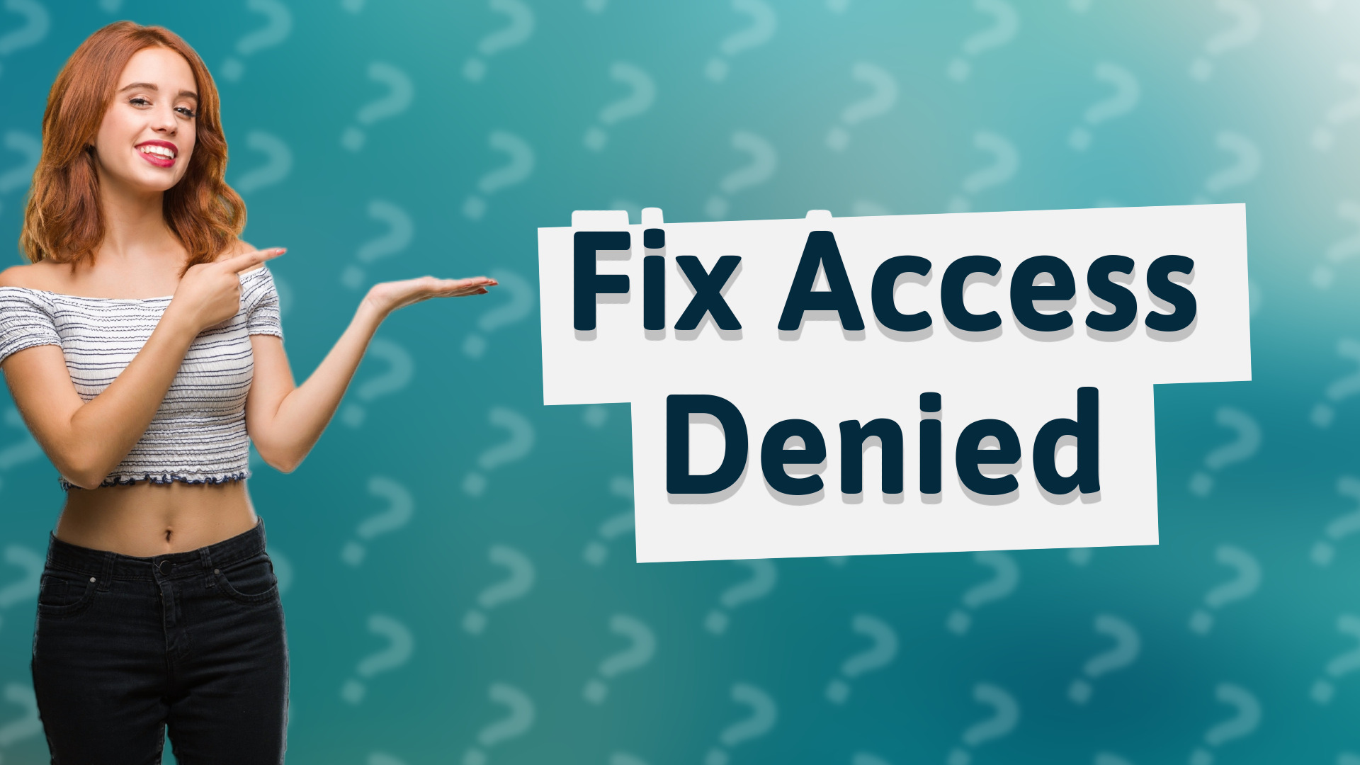 Fix Access Denied