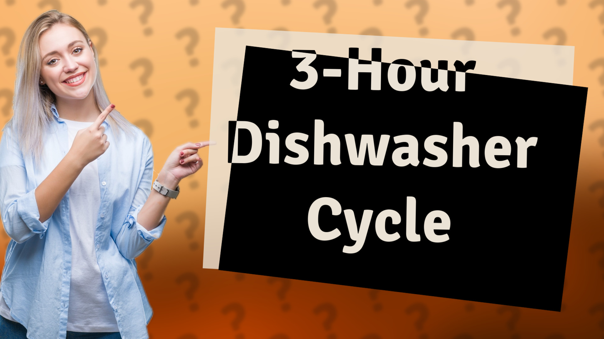 3-Hour Dishwasher Cycle