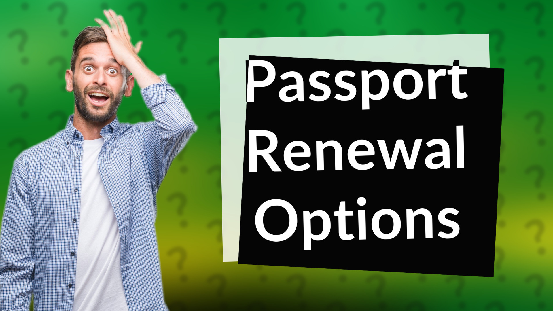Passport Renewal Options