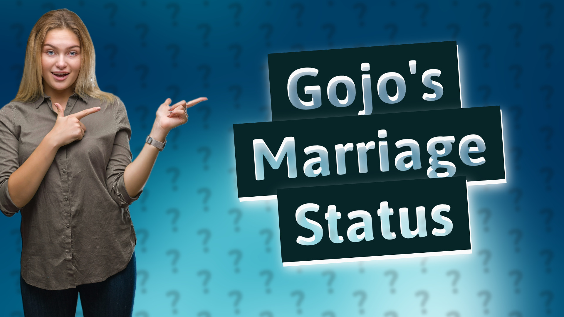 Gojo's Marriage Status