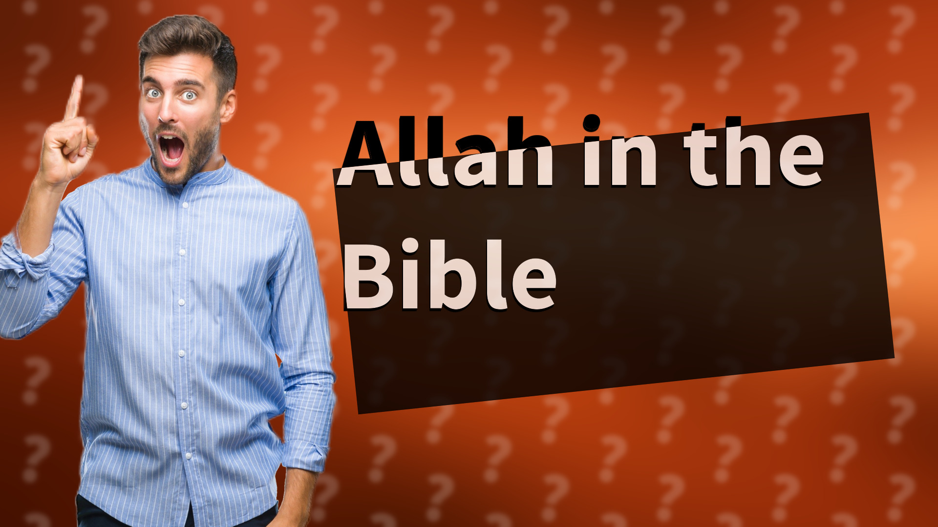 Allah in the Bible
