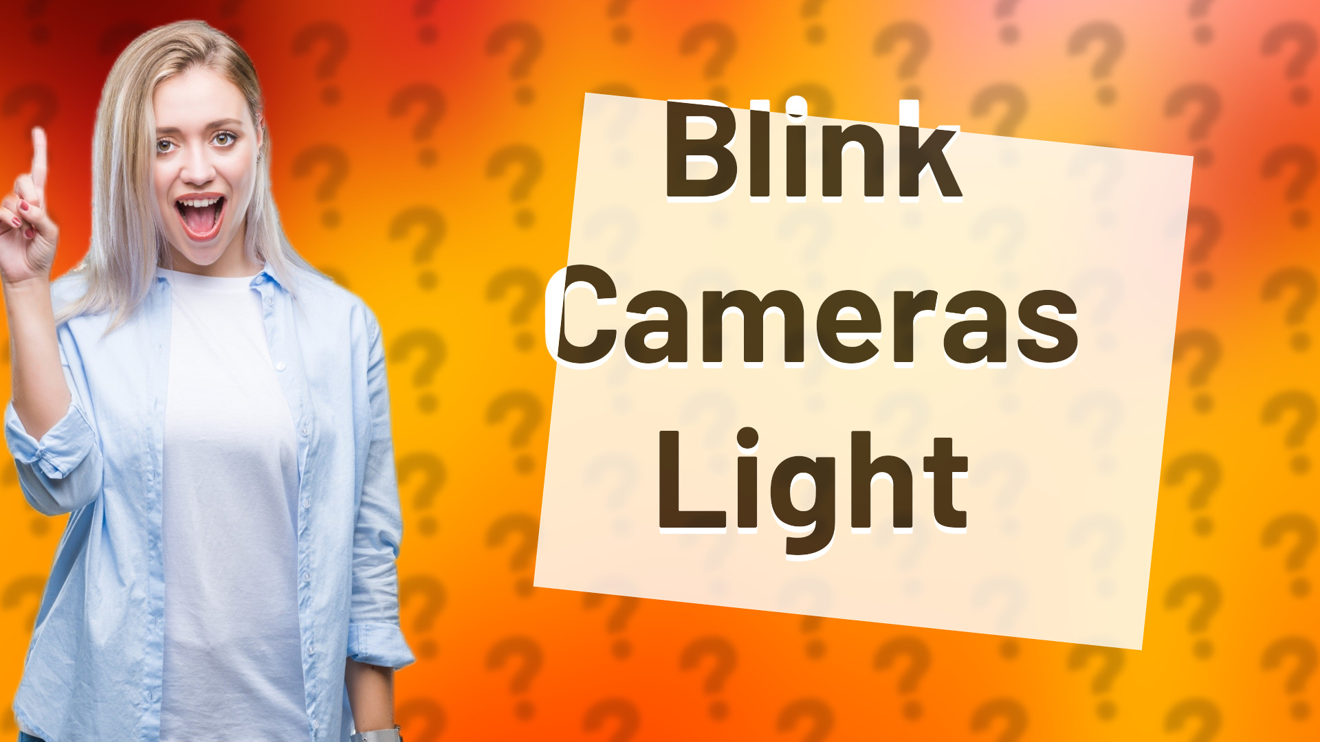 Blink Cameras Light