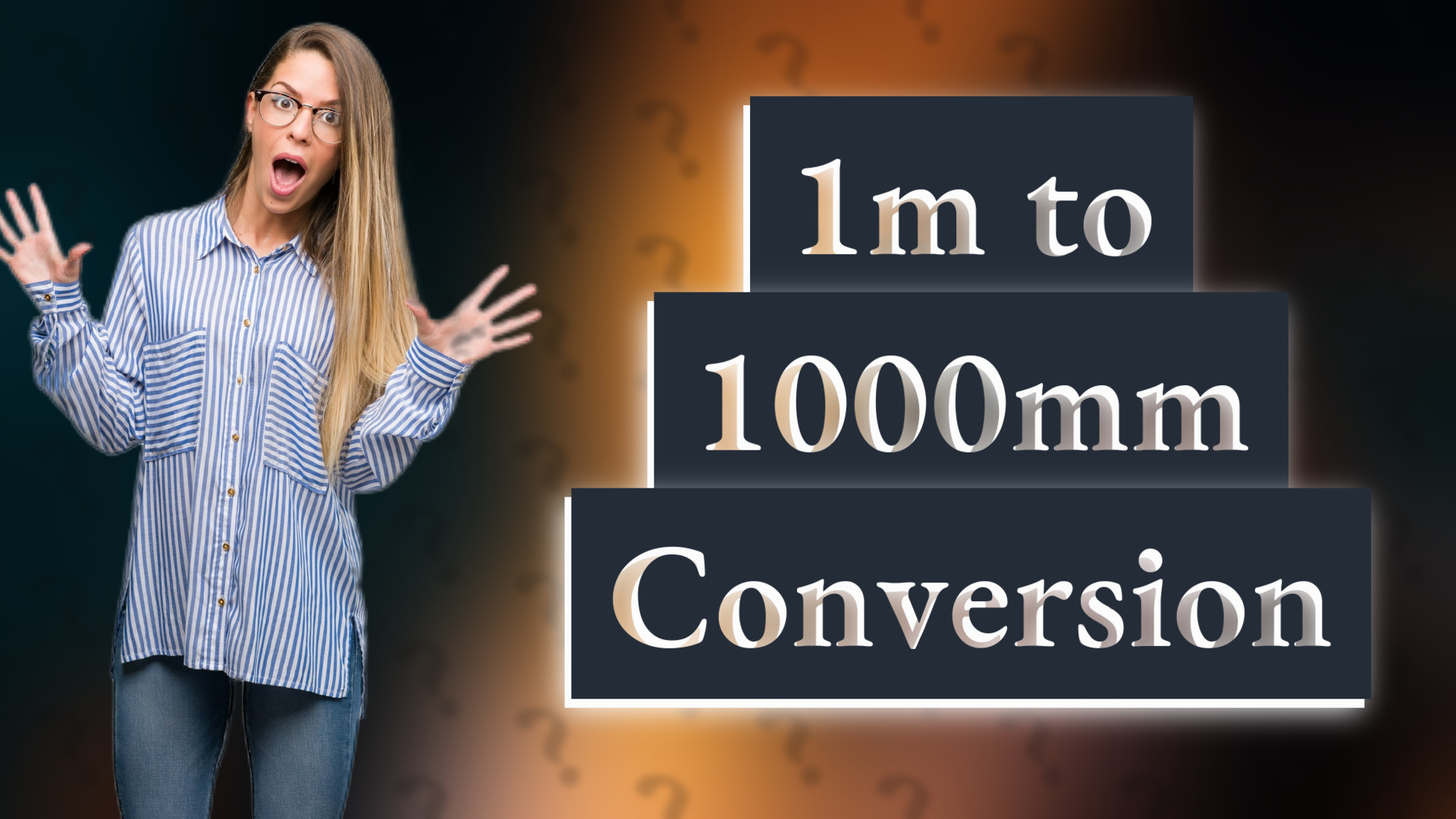 1m to 1000mm Conversion