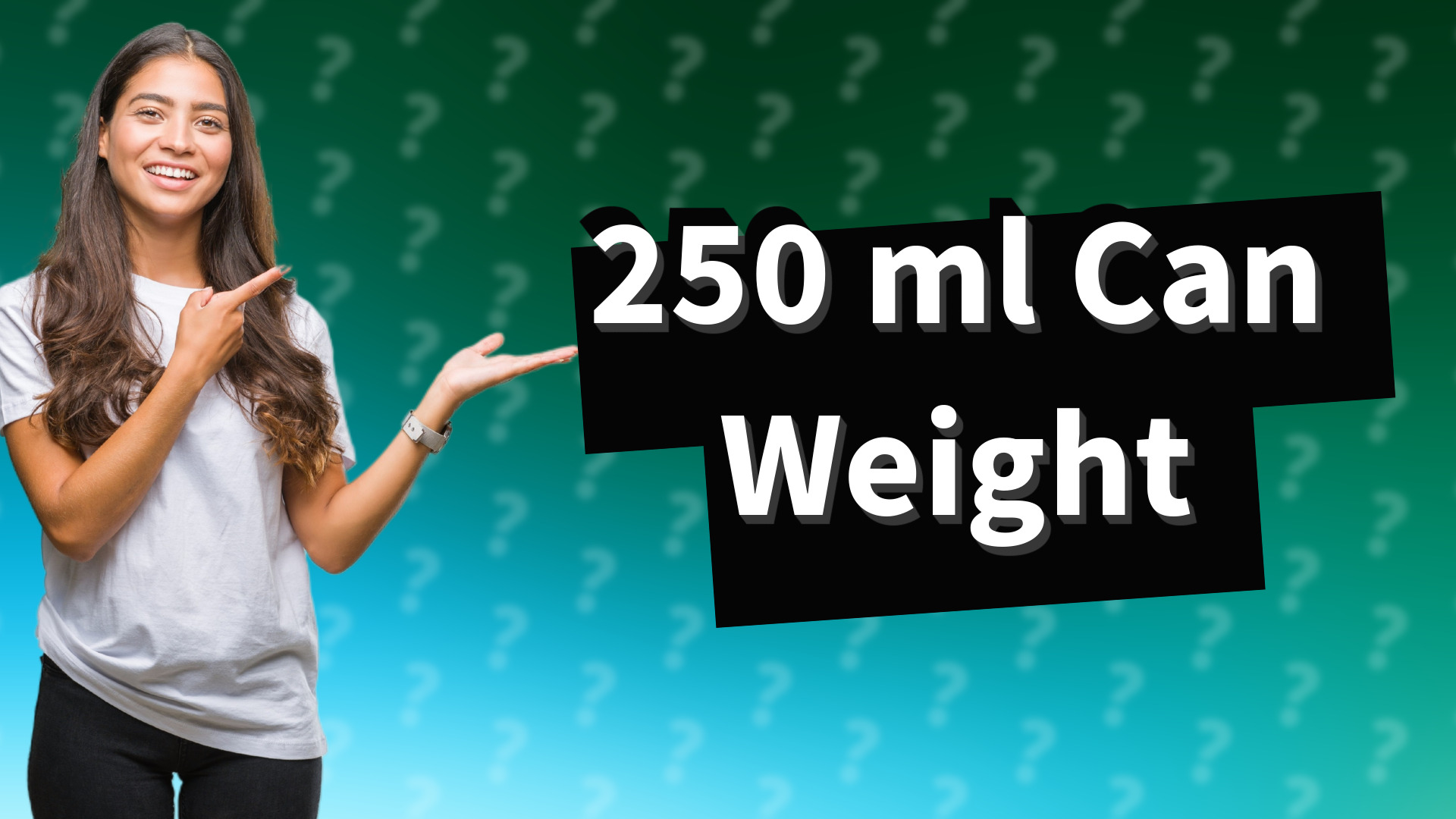250 ml Can Weight