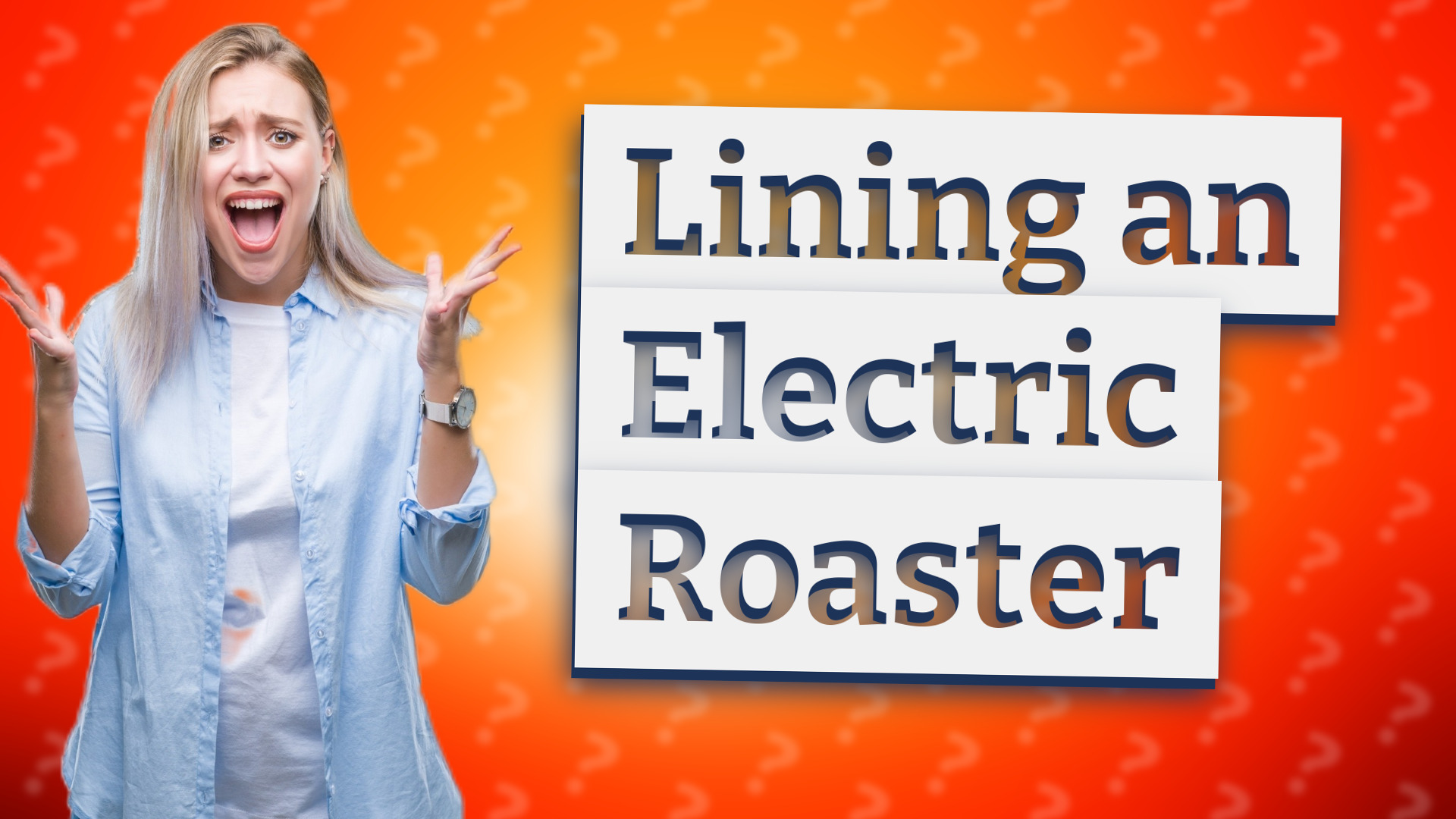 Lining an Electric Roaster