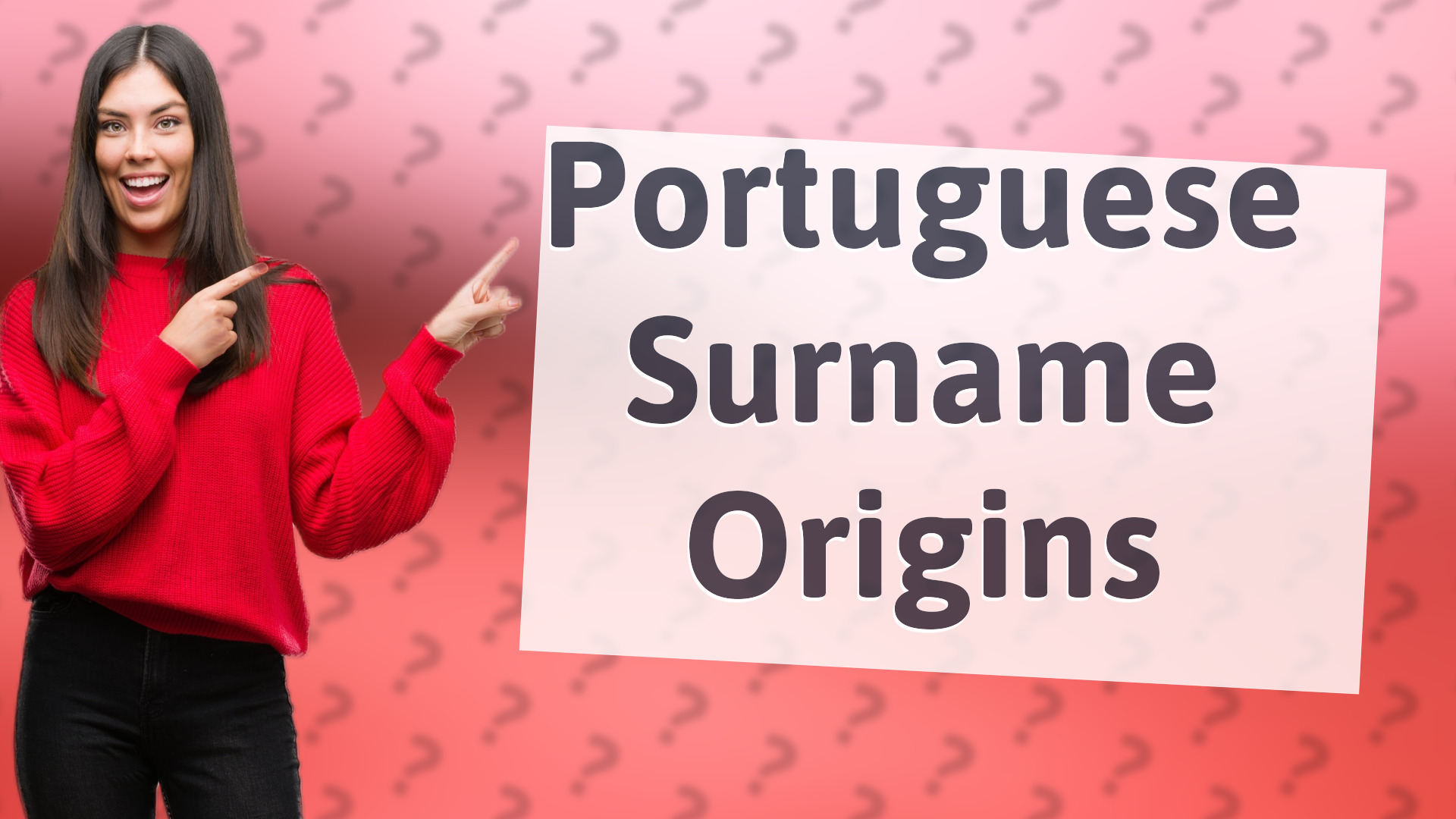 Portuguese Surname Origins