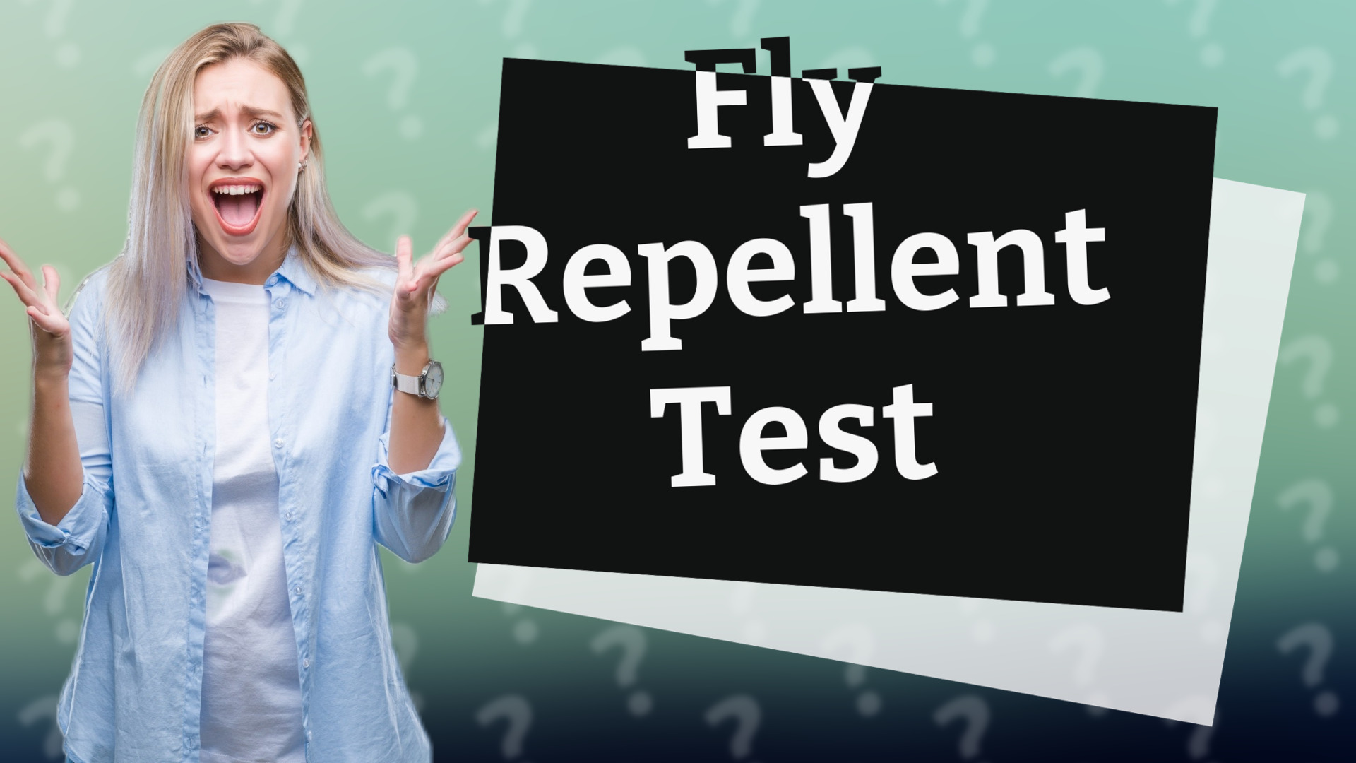 Fly Repellent Test