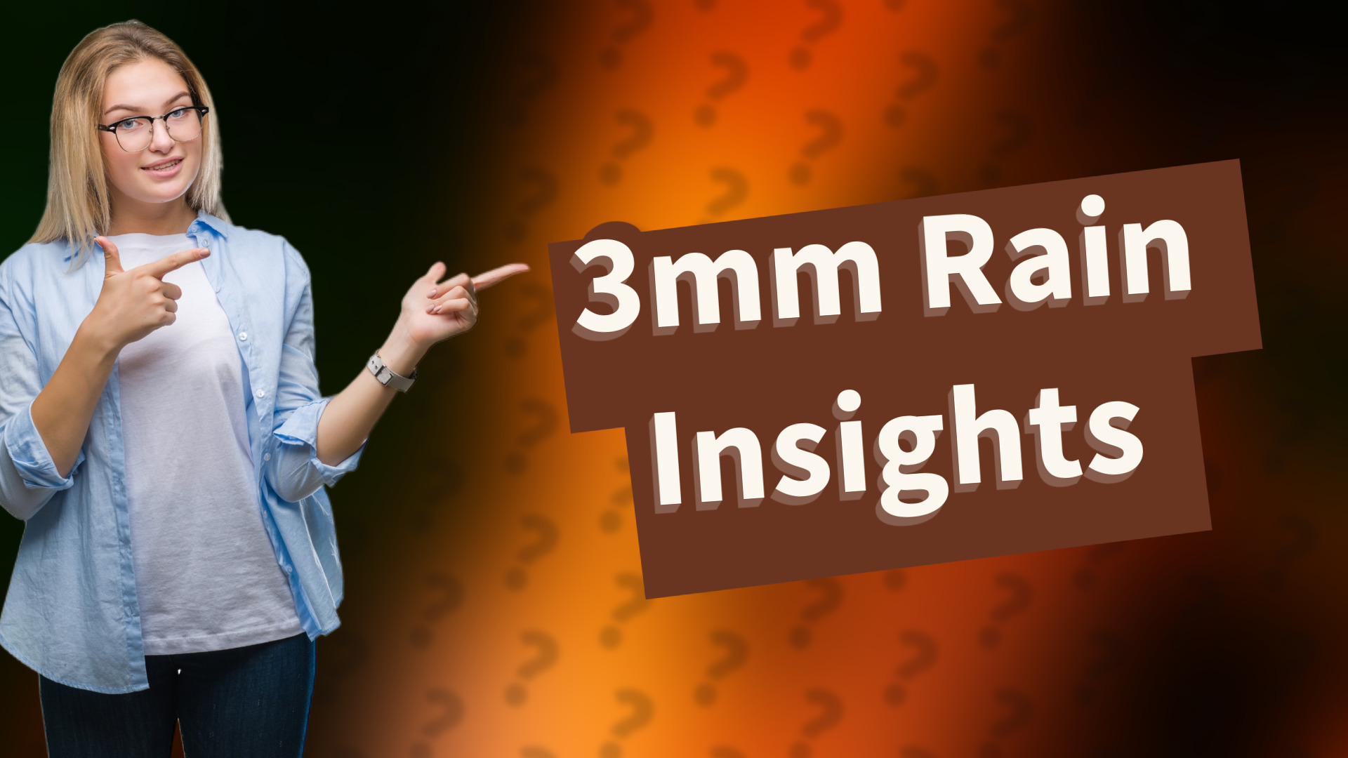 3mm Rain Insights