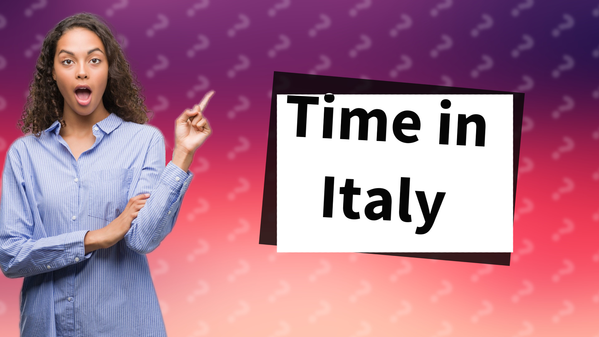 Time in Italy
