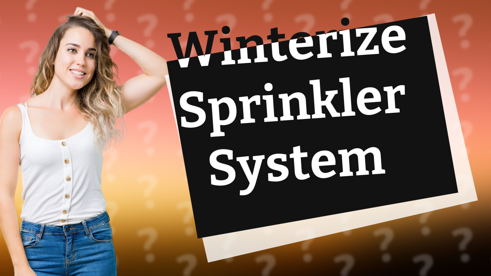 Winterize Sprinkler System