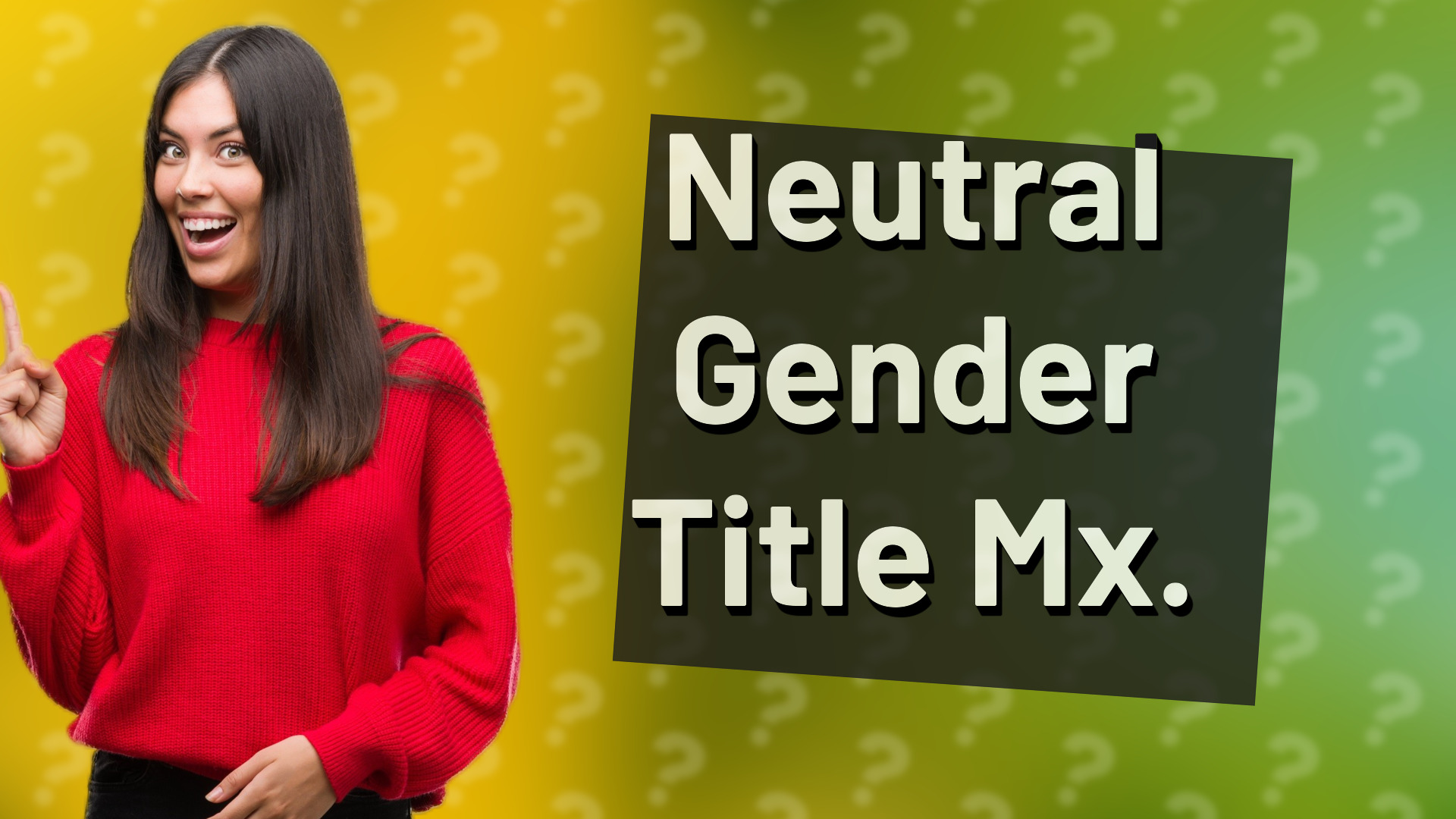 Neutral Gender Title Mx.