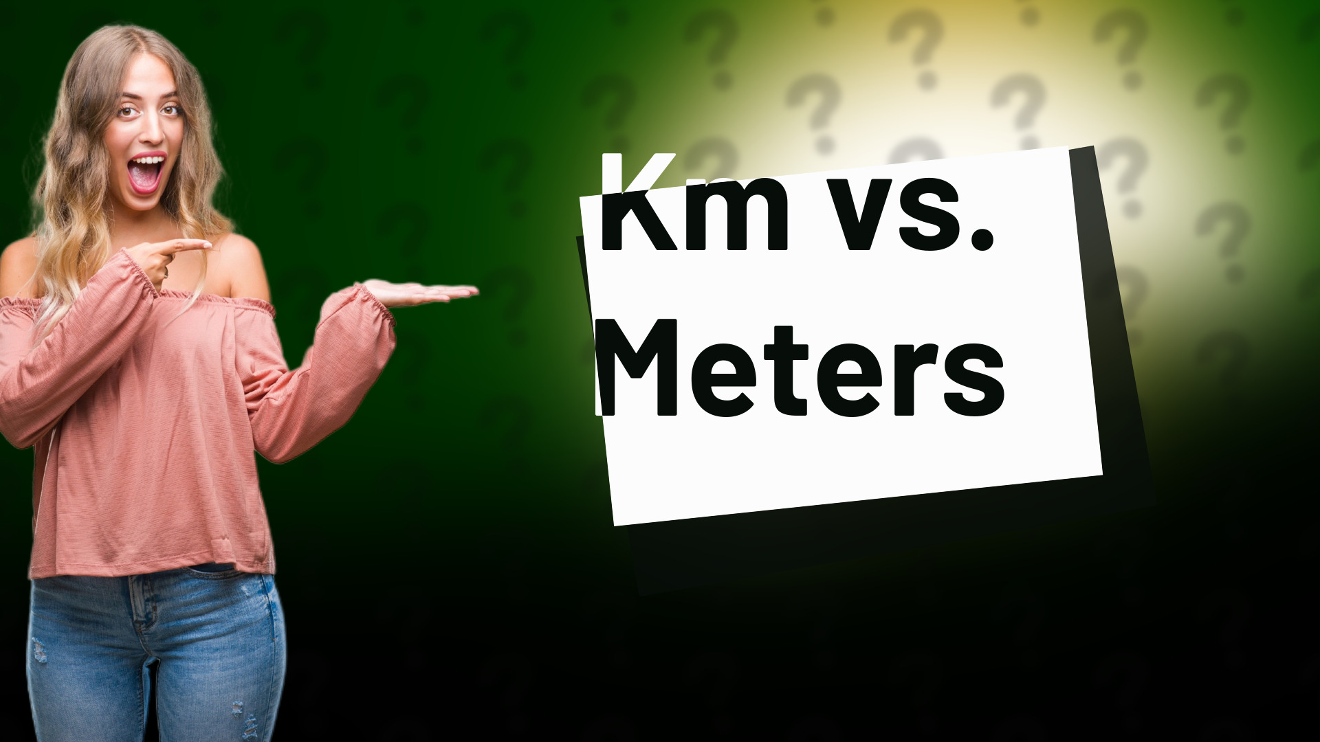 Km vs. Meters