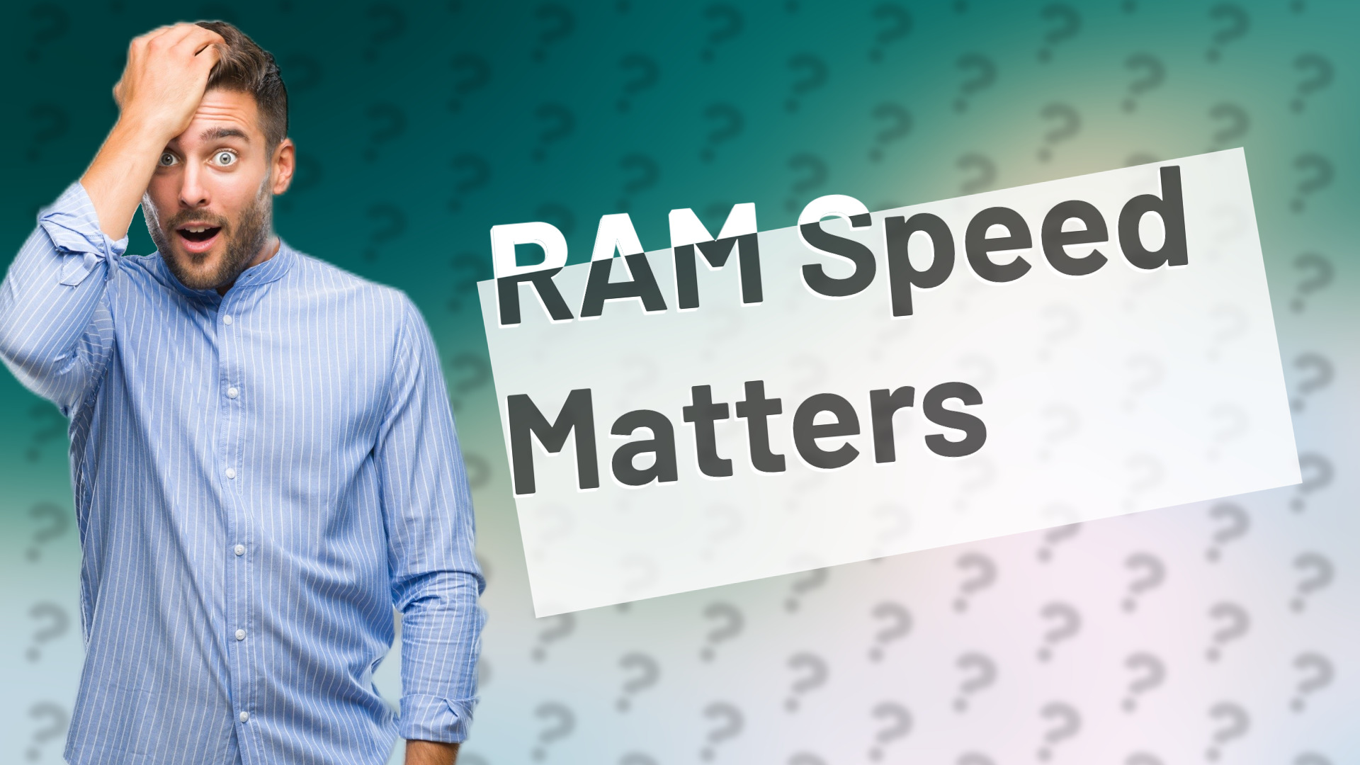 RAM Speed Matters