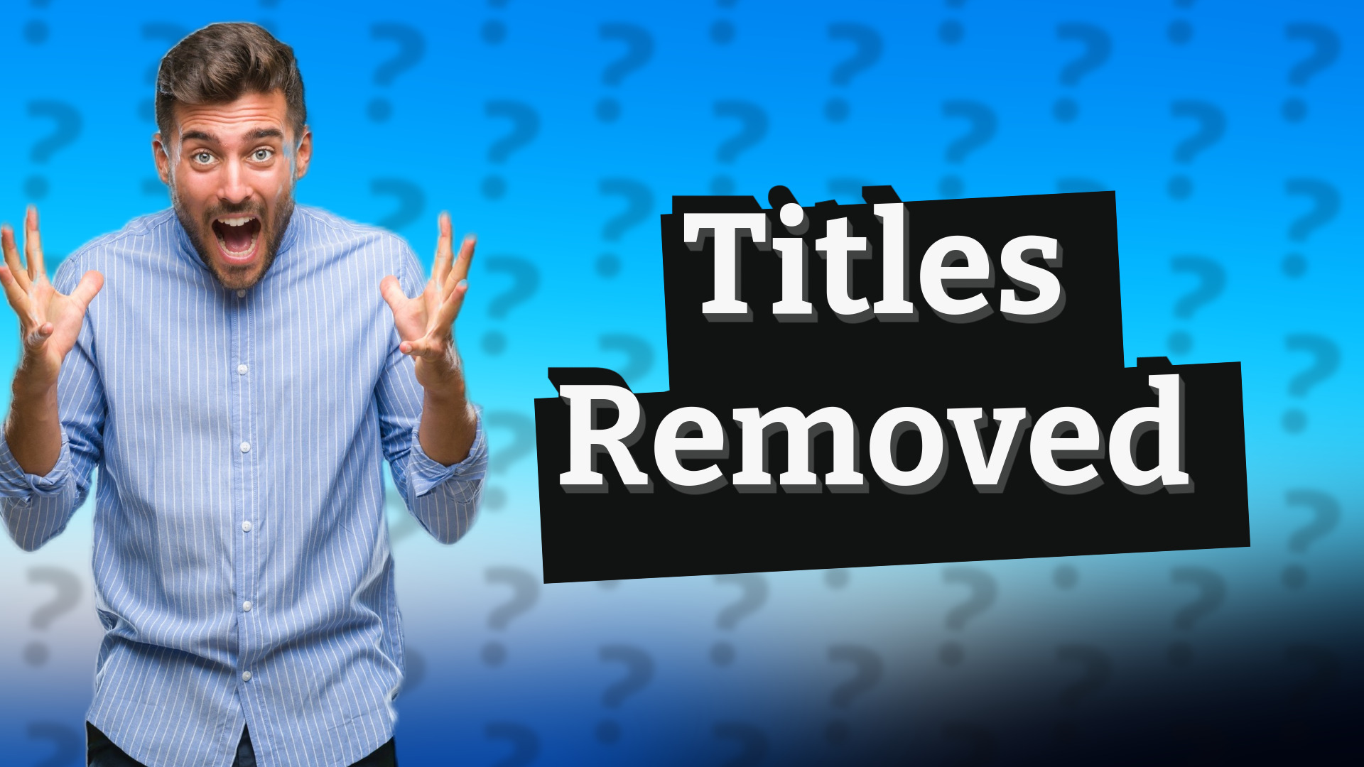 Titles Removed