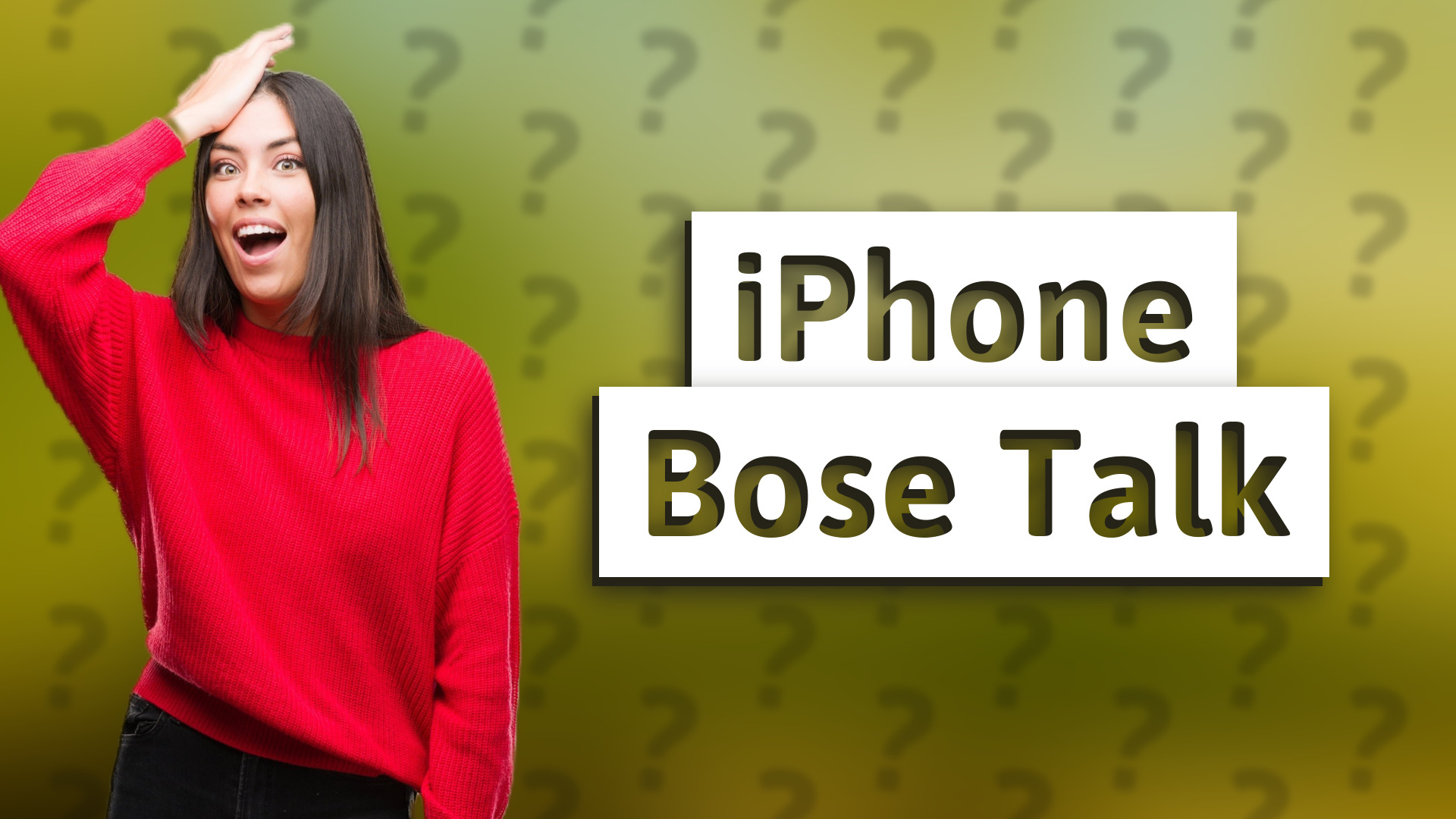 iPhone Bose Talk