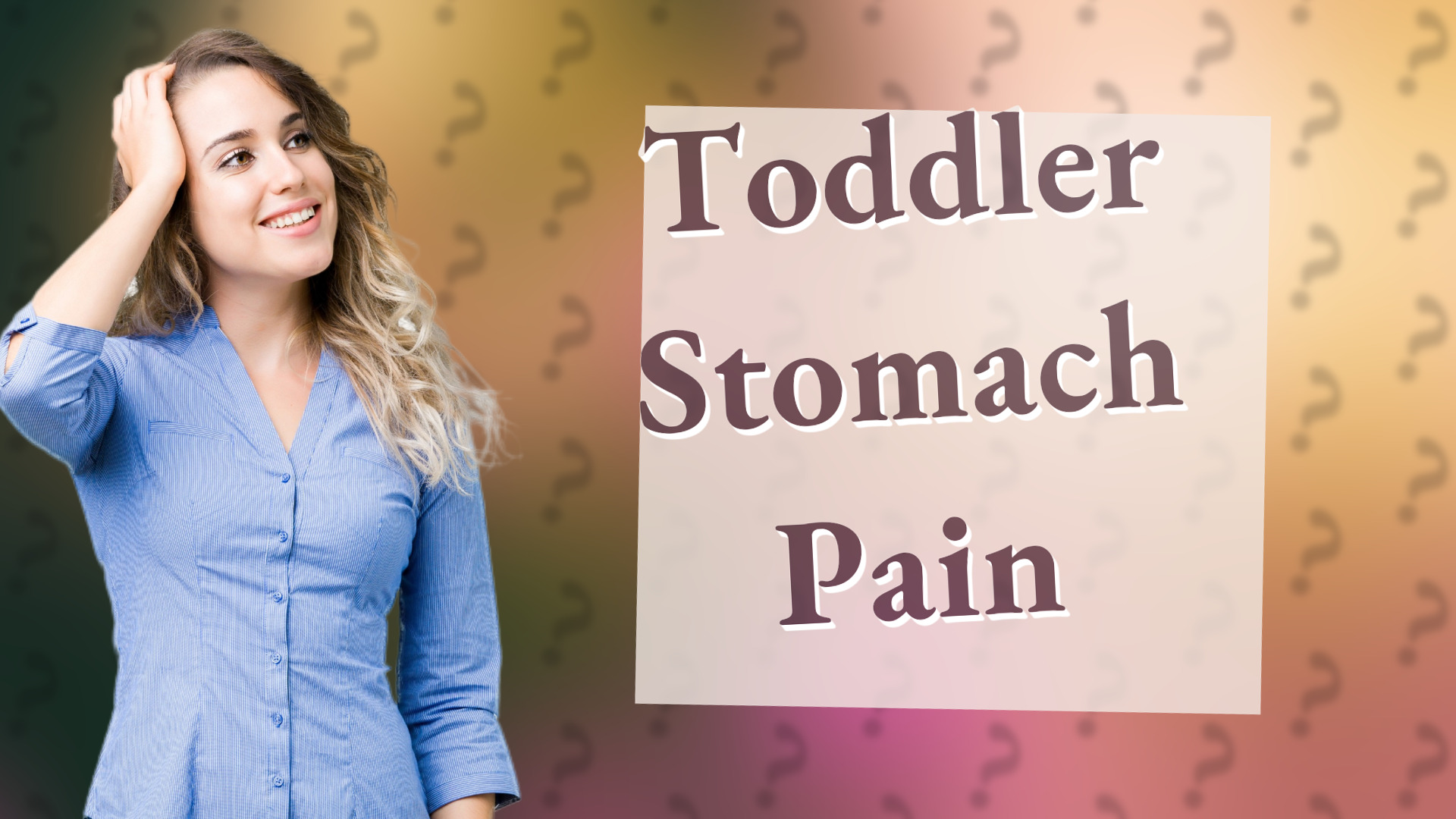 Toddler Stomach Pain