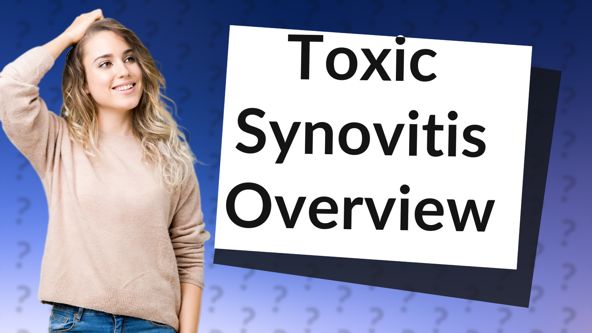 Toxic Synovitis Overview
