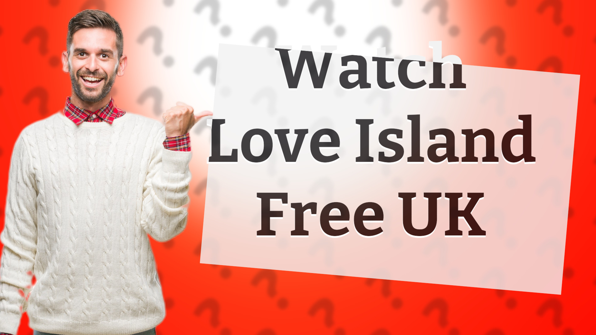 Watch Love Island Free UK