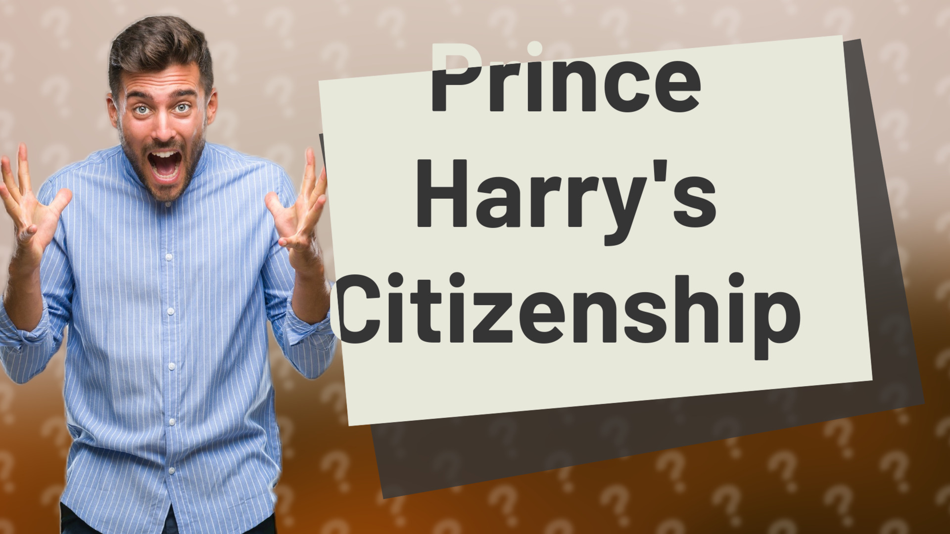 Prince Harry's Citizenship