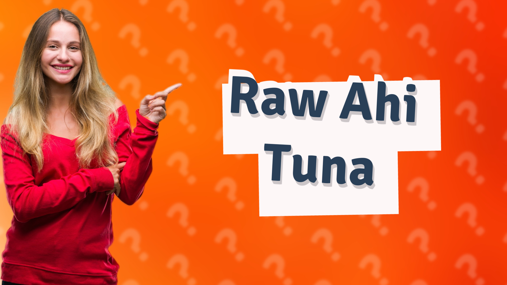 Raw Ahi Tuna