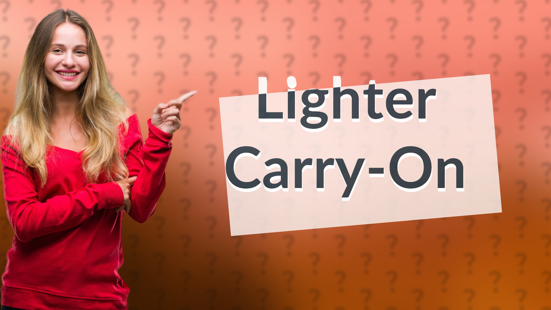 Lighter Carry-On