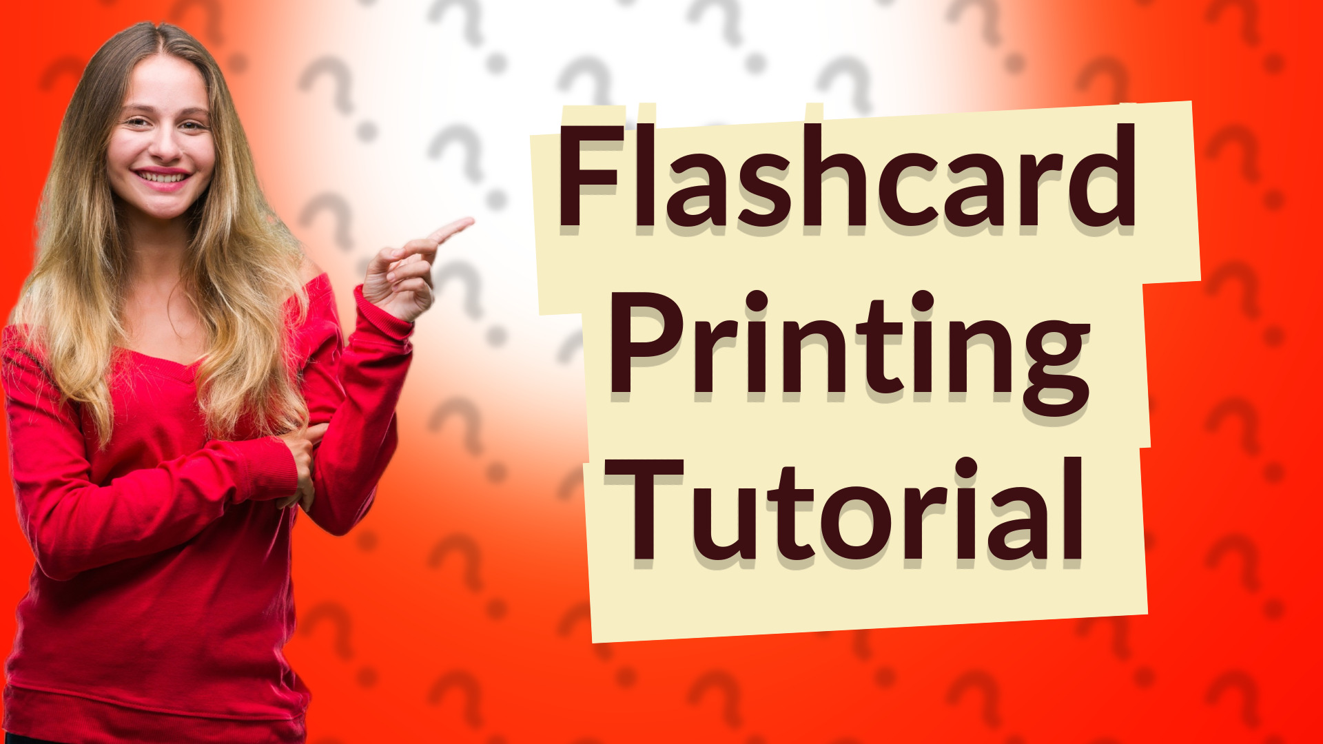 Flashcard Printing Tutorial