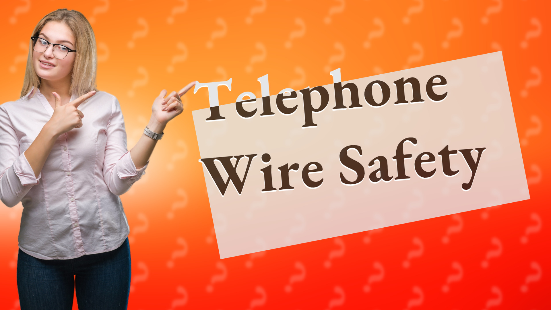 Telephone Wire Safety