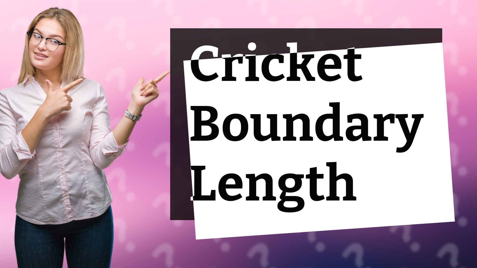 Cricket Boundary Length