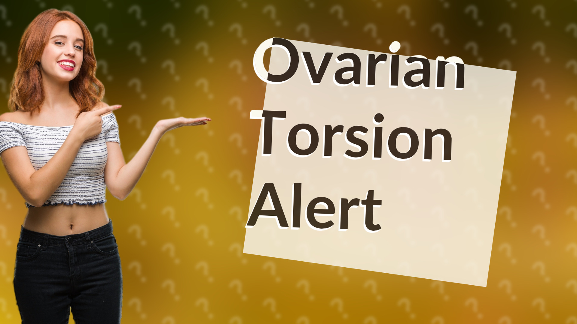 Ovarian Torsion Alert