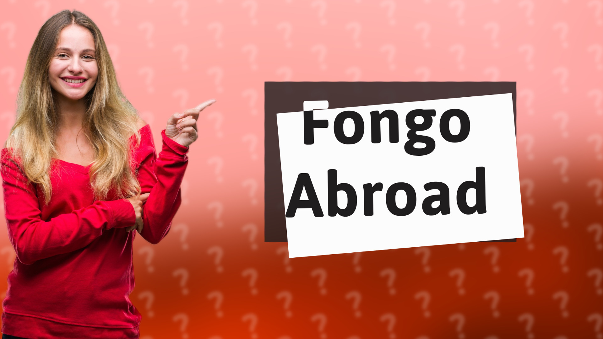 Fongo Abroad
