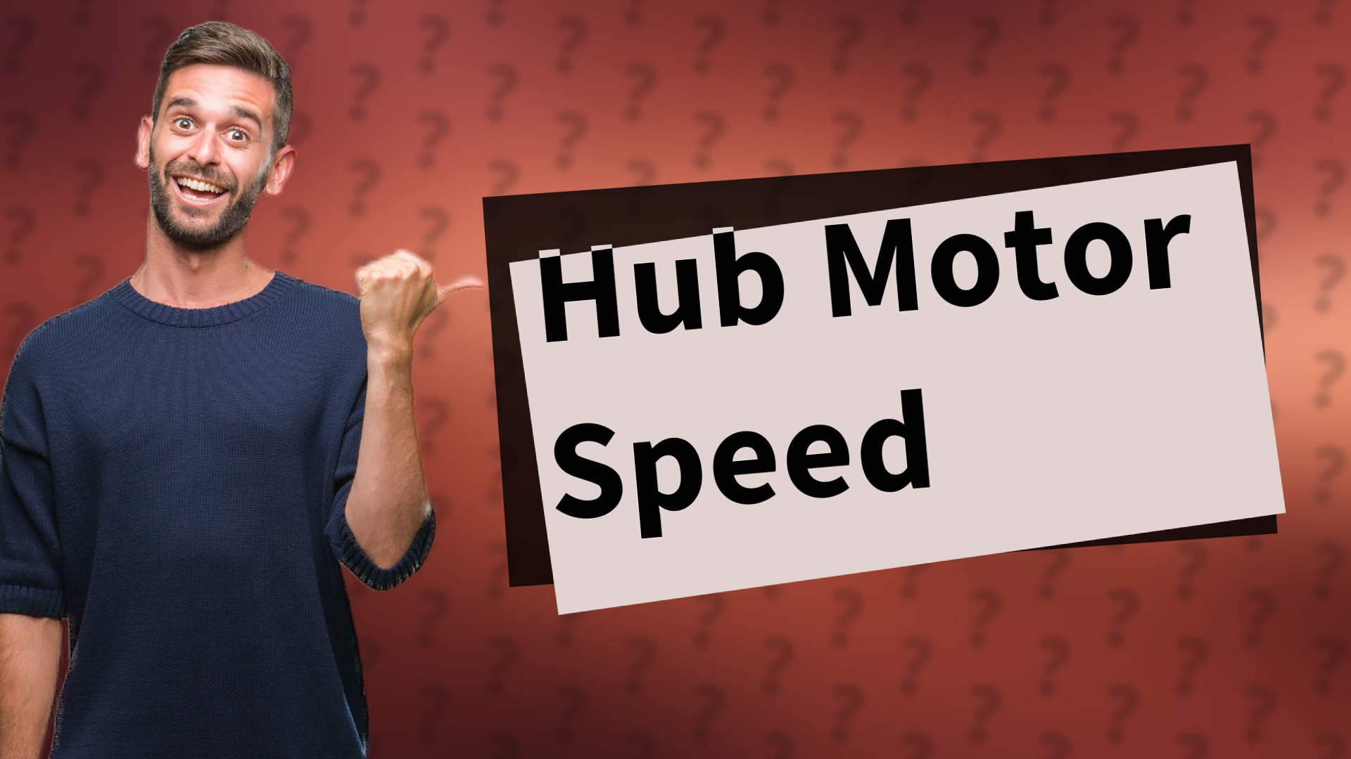 Hub Motor Speed