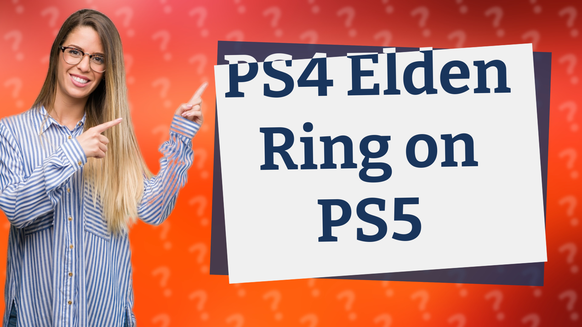 PS4 Elden Ring on PS5