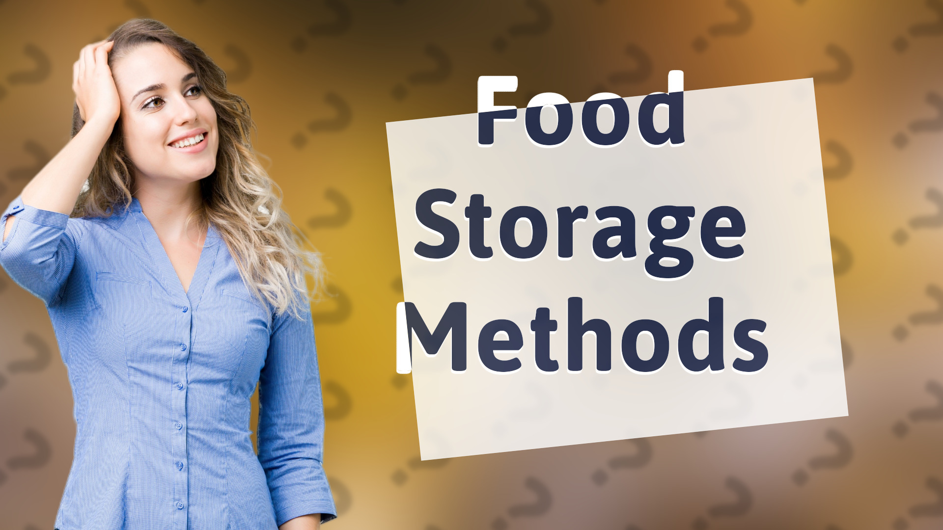 Food Storage Methods