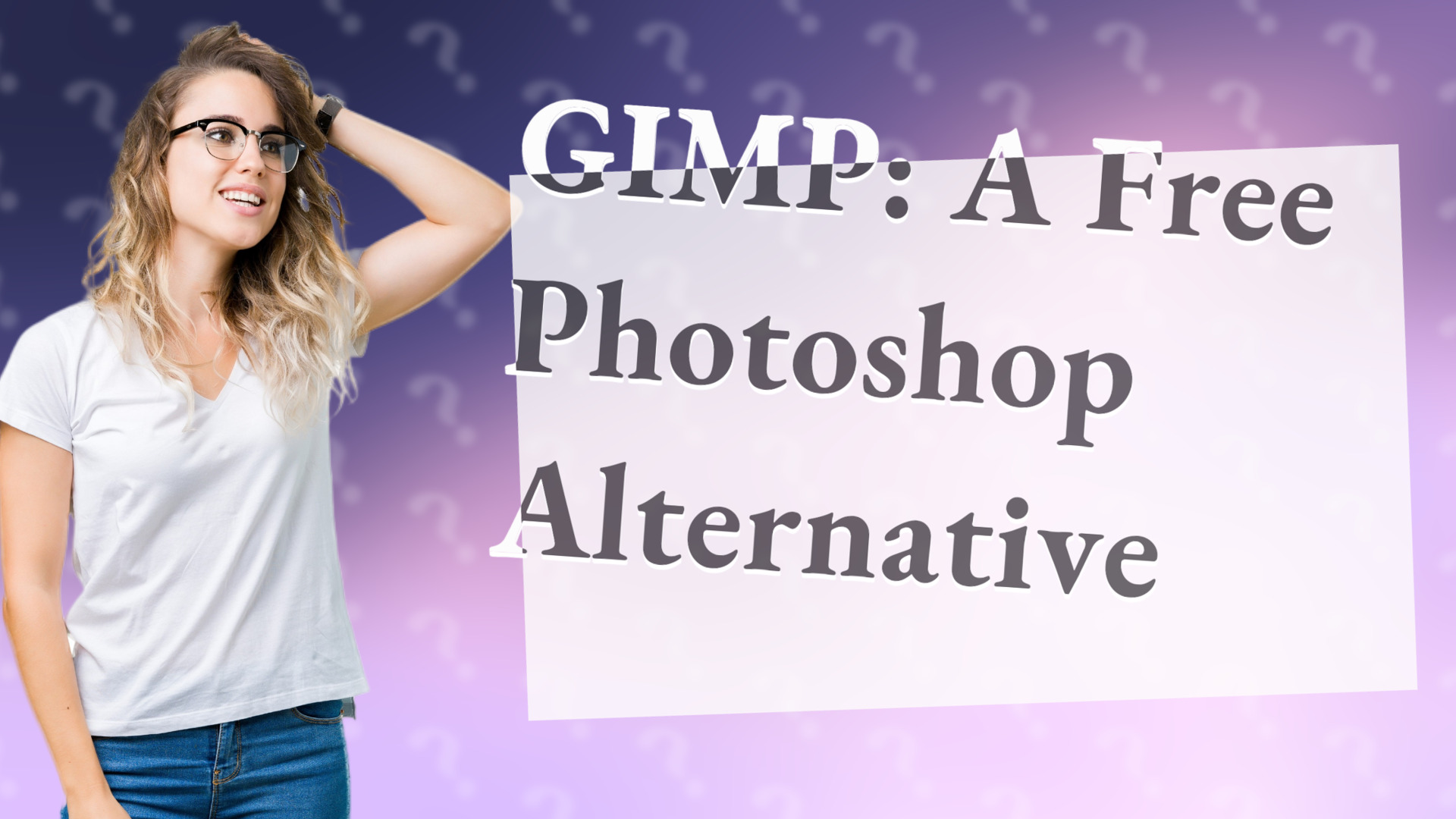 GIMP: A Free Photoshop Alternative