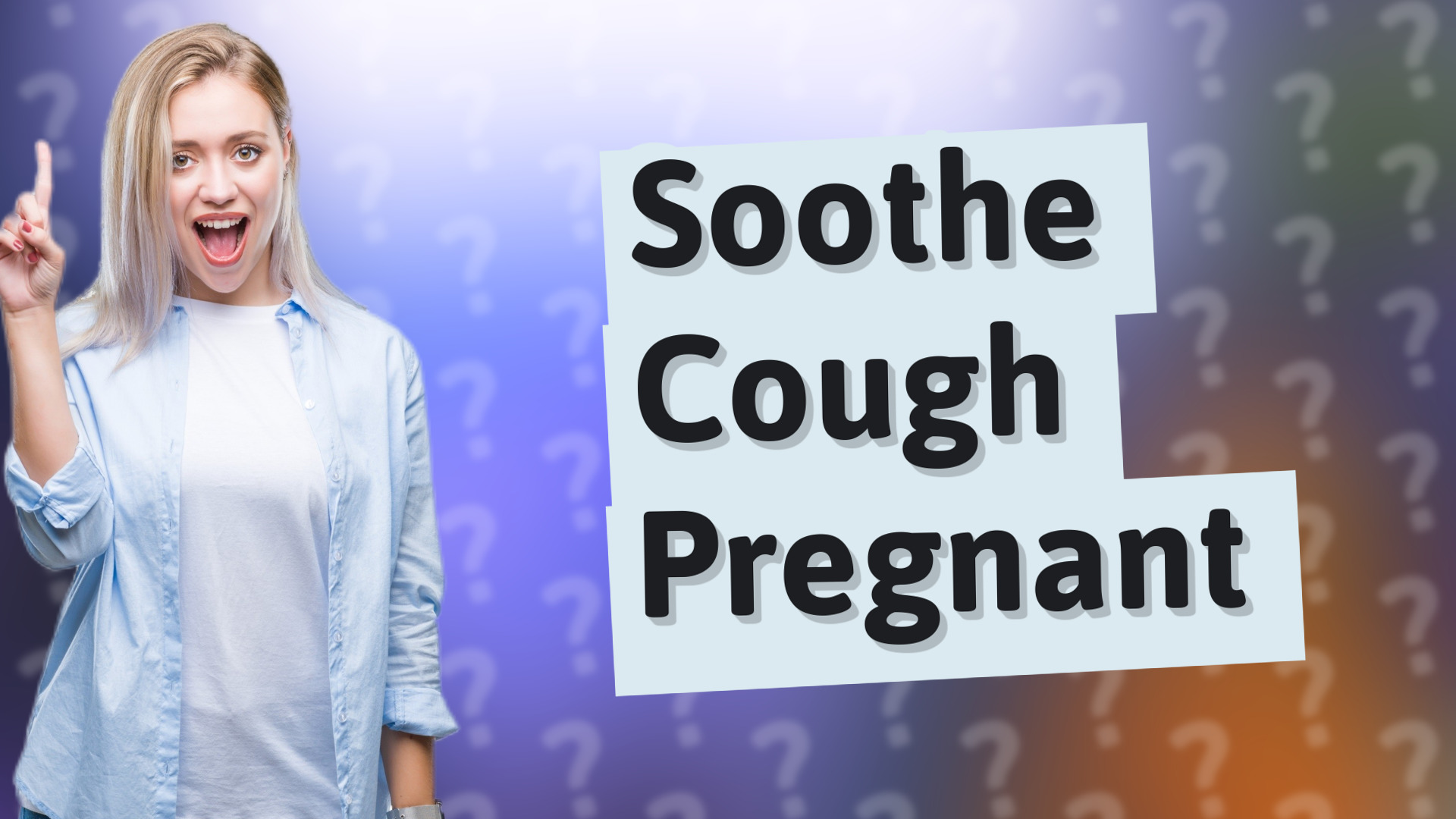 Soothe Cough Pregnant