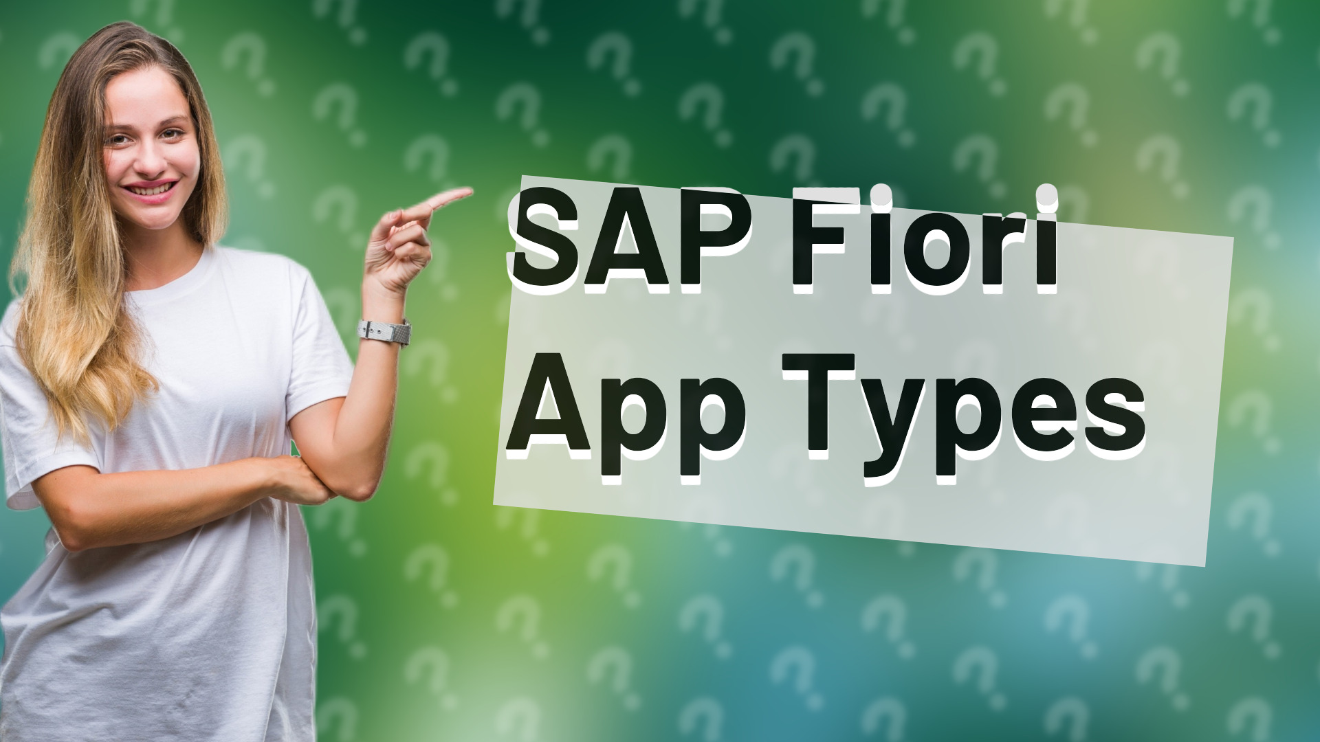 SAP Fiori App Types