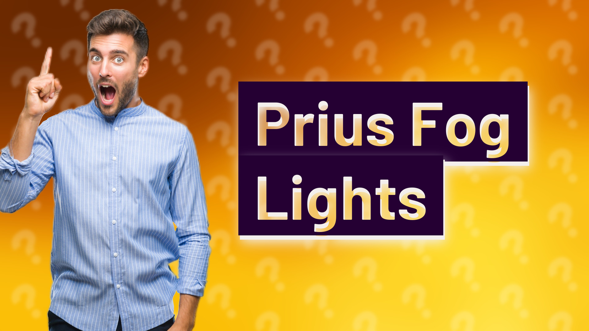 Prius Fog Lights