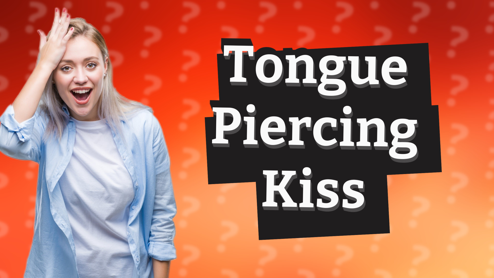 Tongue Piercing Kiss