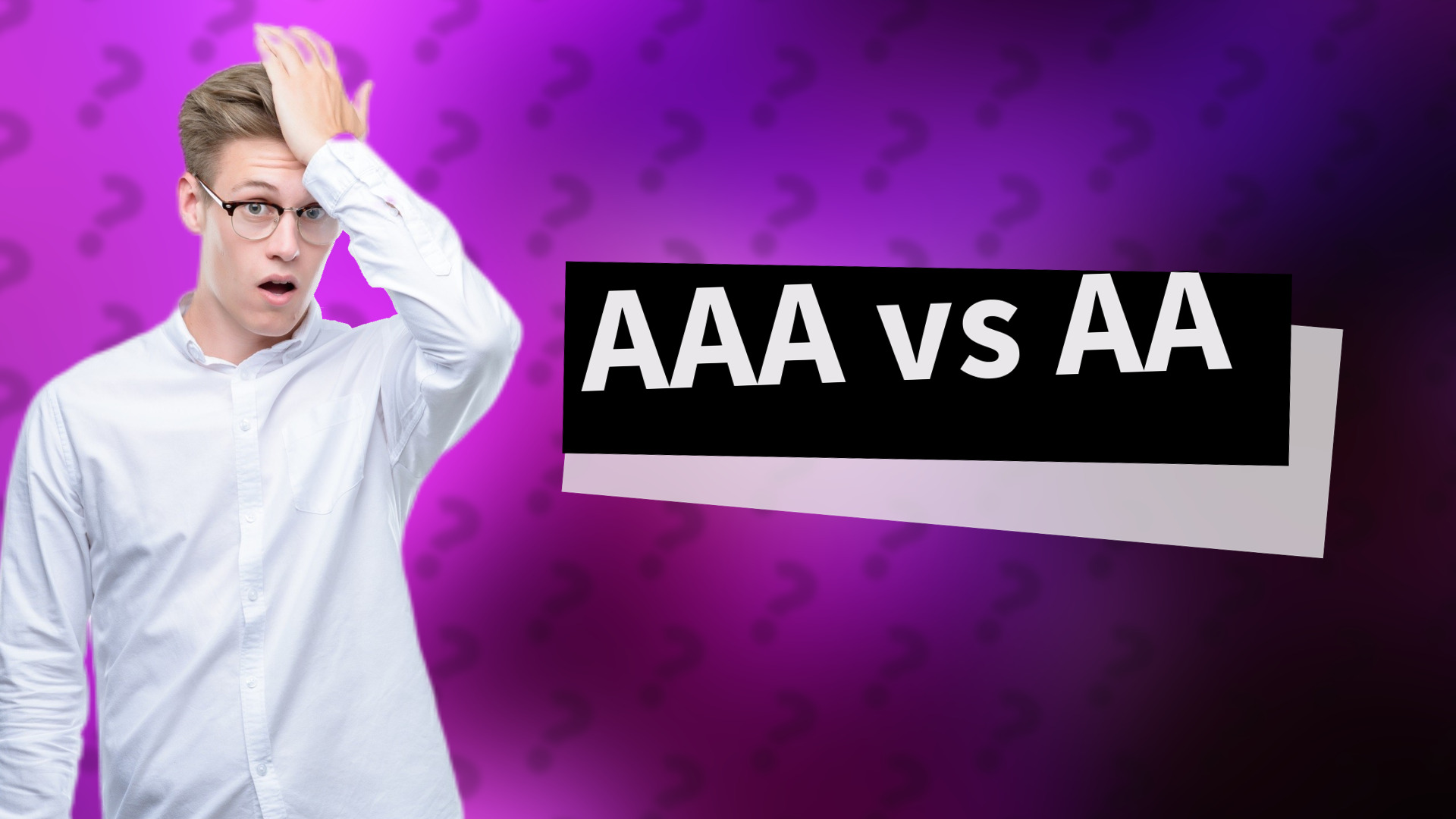AAA vs AA