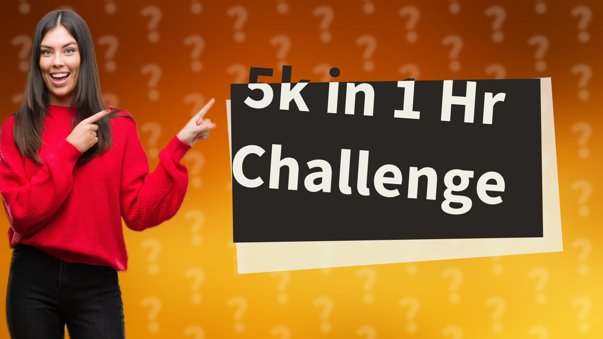 5k in 1 Hr Challenge