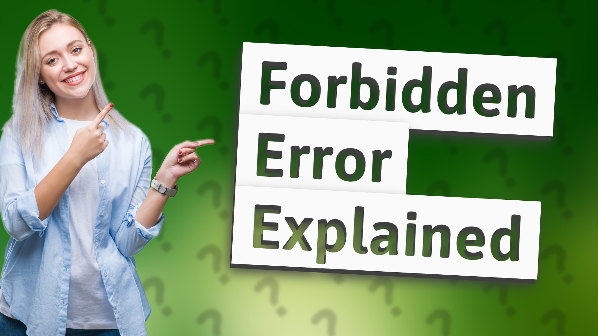Forbidden Error Explained