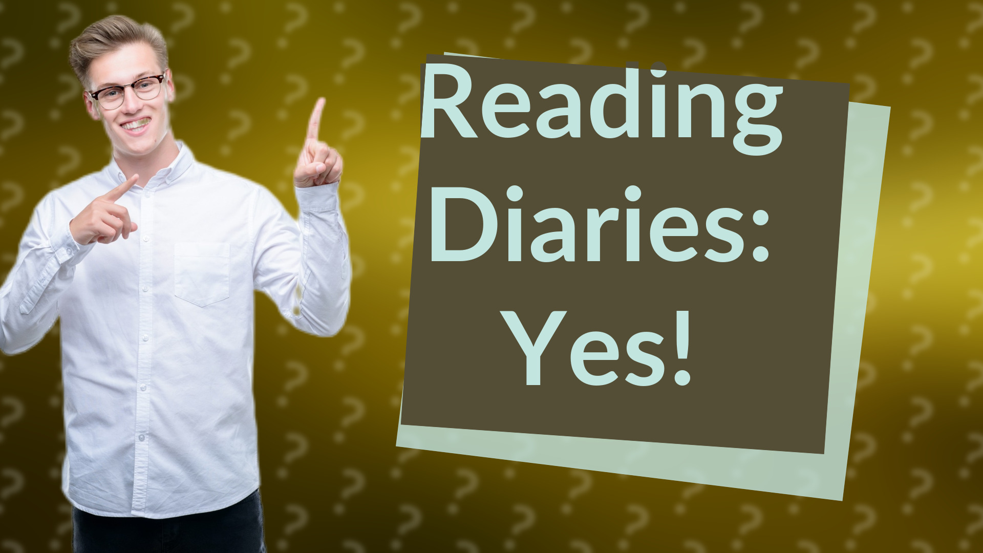Reading Diaries: Yes!