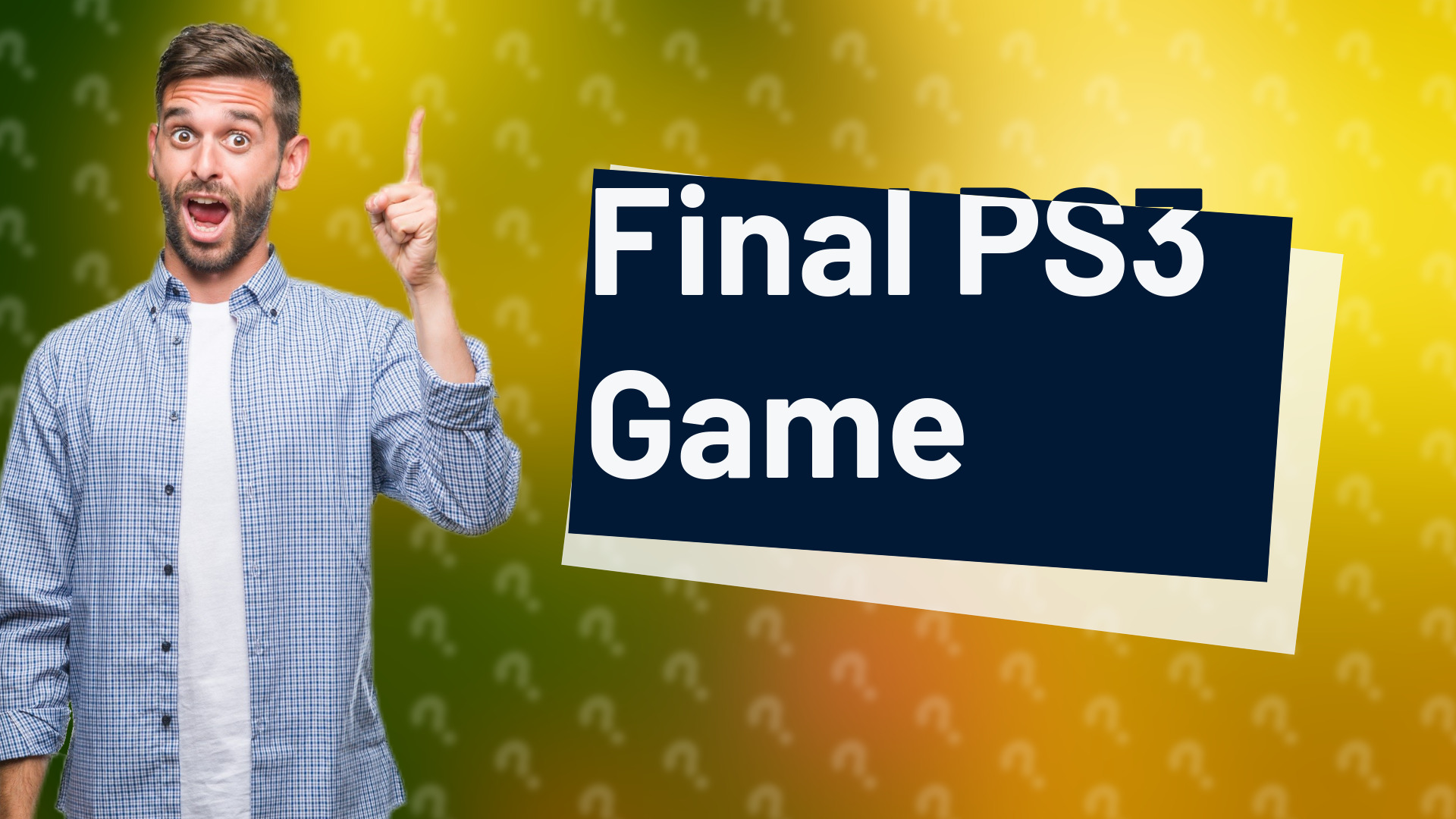 Final PS3 Game
