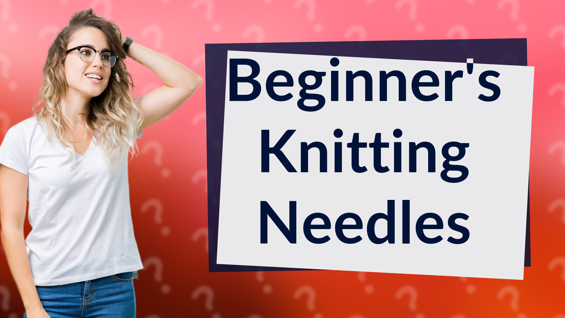 Beginner's Knitting Needles