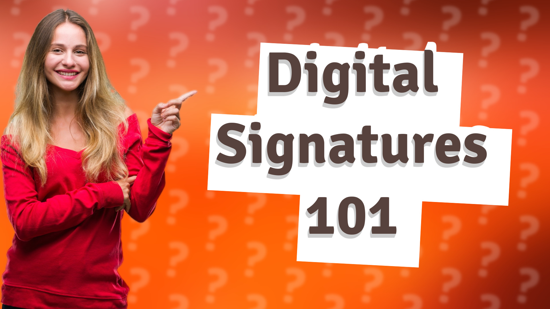 Digital Signatures 101
