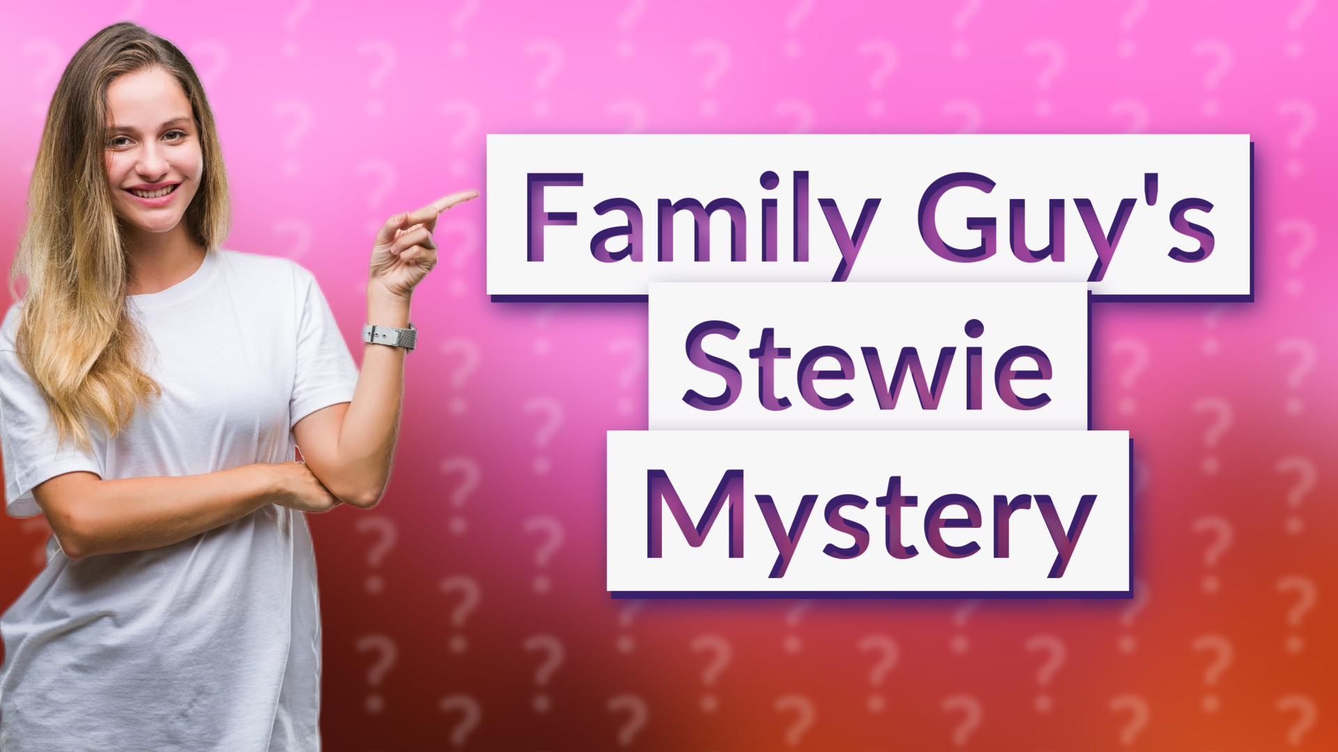 Family Guy's Stewie Mystery