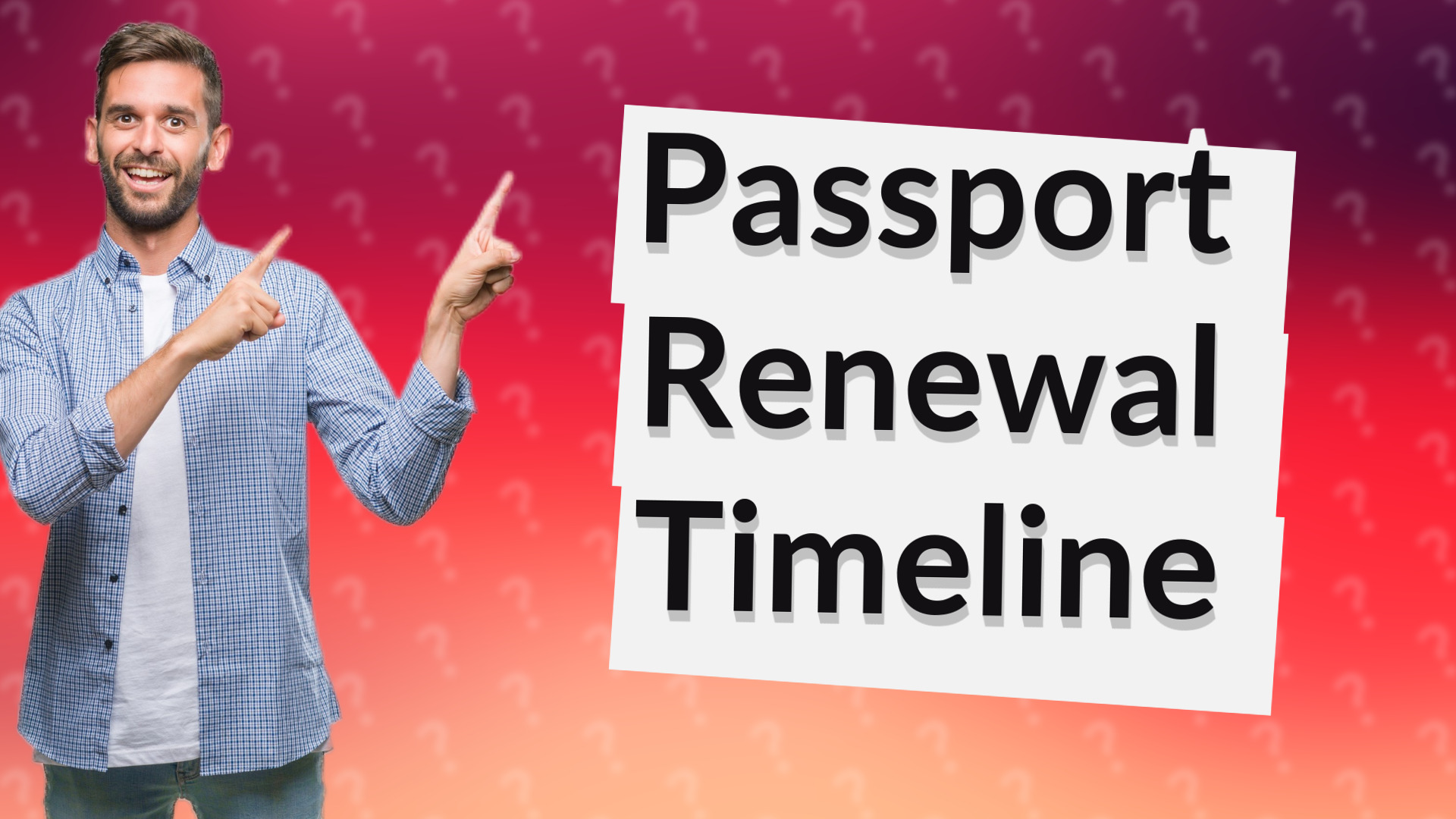 Passport Renewal Timeline
